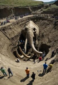 Groundbreaking Discovery: Ancient Woolly Mammoth Fossil Unearthed in Michigan Challenges Prehistoric Timeline